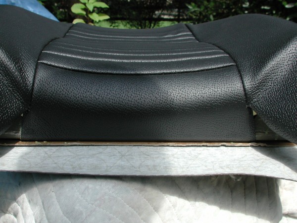 seat back front flap